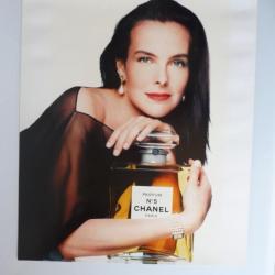 Grande Photo Chanel N°5 Paris Carole BOUQUET