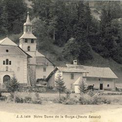 CPA 74 Haute-Savoie Notre dame de la Gorge &Eacute;glise