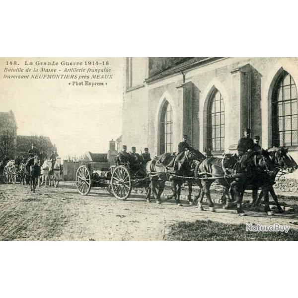 CPA 77 Seine et Marne NEUFMONTIERS guerre 1914