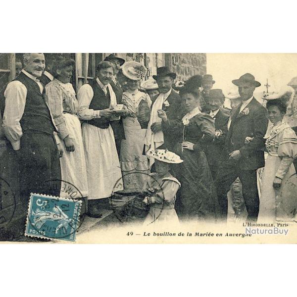 CPA 63 PUY DE DOME Clermont bouillon mari�e