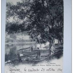 CPA Suisse Gen&egrave;ve Bords du Rh&ocirc;ne Sentier des Saules