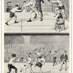 CPA Illustrateur DAYAN S. N&deg;2 Histoire sans paroles Sport Boxe