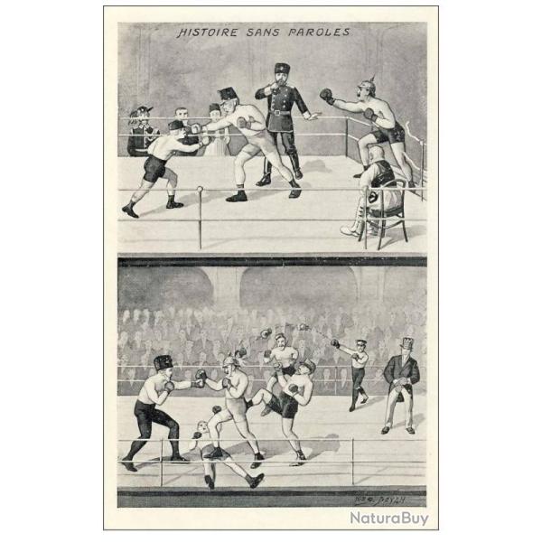 CPA Illustrateur DAYAN S. N�2 Histoire sans paroles Sport Boxe
