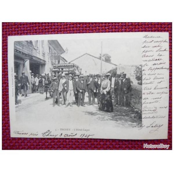 CPA 01 Ain THOIRY - L�H�tel L�ger Fiacre 1905