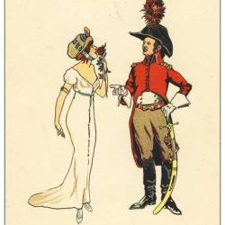 Illustrateur MAY W. de - N&deg;2 Infanterie 1800 Femme