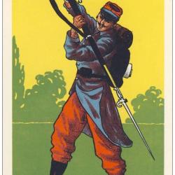 Illustrateur UM - Guerre 1914-18 - Soldat Artillerie