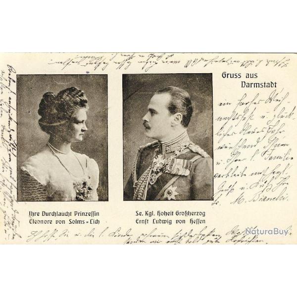 CPA Allemagne Gruss aus Darmstadt