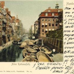 CPA Allemagne Hamburg Hambourg - Altes Rathausfleth