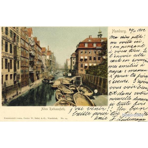 CPA Allemagne Hamburg Hambourg - Altes Rathausfleth