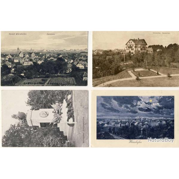 CPA Allemagne Bavi�re W�rishofen - 4 CPA