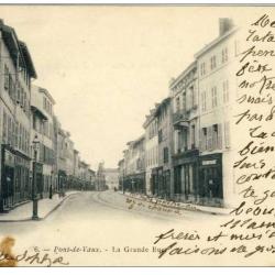 CPA 01 Ain Pont de Vaux - La grande rue