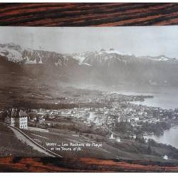 CP Suisse Vaud Vevey Rochers de Naye Tours d&acute;A&iuml; 1917