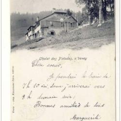 CPA Suisse Vaud Chalet des Ple&iuml;ades s/ Vevey