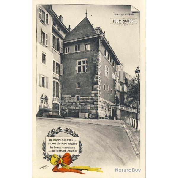 CPA Suisse Gen�ve Tours Genevoises - Tour BAUDET