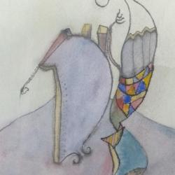 Dessin Aquarelle Werner HARTMANN