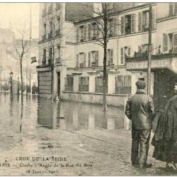 CPA 75 PARIS - CLICHY - Inondations 1910