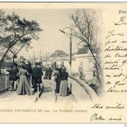 CPA 75 PARIS Exposition Universelle 1900 Trottoir