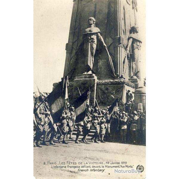 CPA 75 PARIS - F�tes de la victoire 14 Juillet 1919