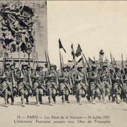 CPA 75 PARIS - F&ecirc;tes de la victoire 14 Juillet 1919