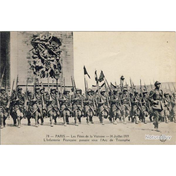 CPA 75 PARIS - F�tes de la victoire 14 Juillet 1919
