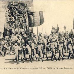 CPA 75 PARIS - F&ecirc;tes de la victoire 14 Juillet 1919