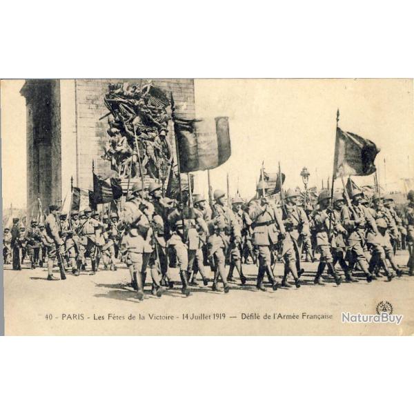 CPA 75 PARIS - F�tes de la victoire 14 Juillet 1919