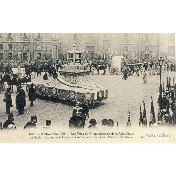 CPA 75 PARIS - 11 Novembre 1920 - F�tes