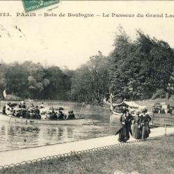 CPA 75 PARIS - Bois de Boulogne passeur du Granc Lac