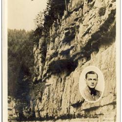 CPA 25 DOUBS Plongeon de 35m R. Froidevaux Sport