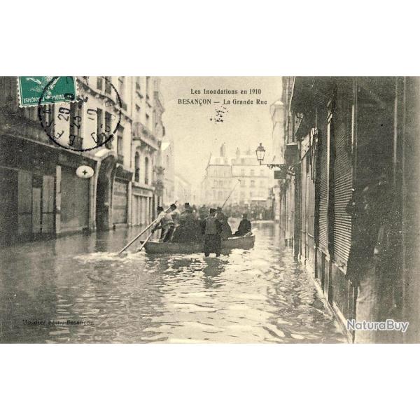 CPA 25 DOUBS BESANCON - Les inondations en 1910