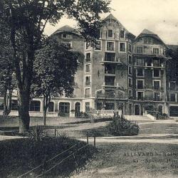 CPA 38 ISERE ALLEVARD - Le Splendid h&ocirc;tel