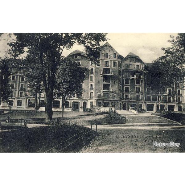 CPA 38 ISERE ALLEVARD - Le Splendid h�tel