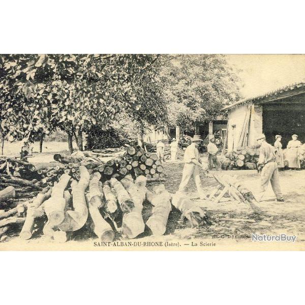 CPA 38 ISERE Saint Alban du Rh�ne La Scierie