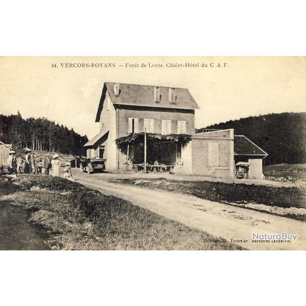 CPA 26 DROME Vercors Royans For�t de Lente H�tel 1917