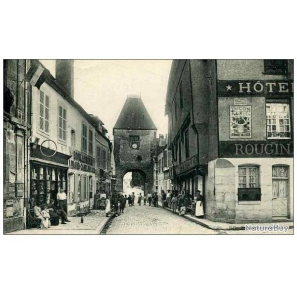 CPA 89 YONNE Noyers Rue de la Porte peinte H�tel