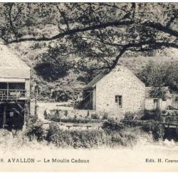 CPA 89 YONNE AVALLON - Le Moulin de Cadoux