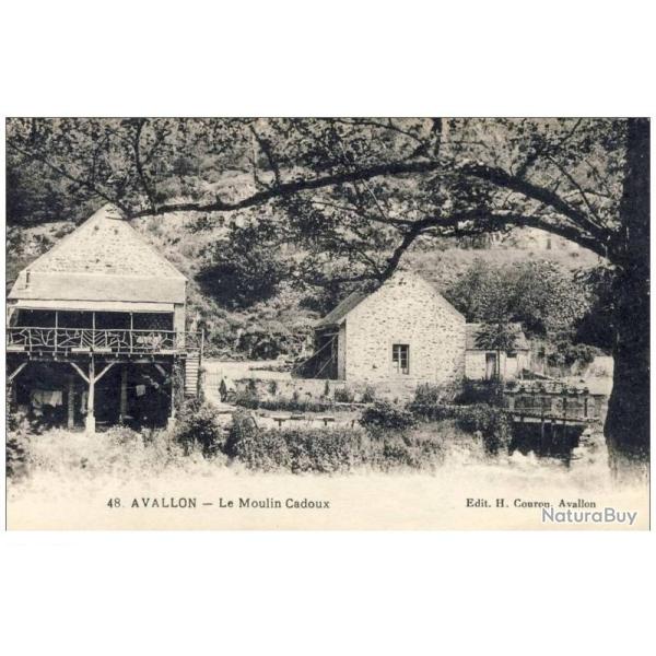 CPA 89 YONNE AVALLON - Le Moulin de Cadoux