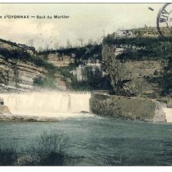 CPA 01 AIN Oyonnax environs Saut du Mortier Rivi&egrave;re