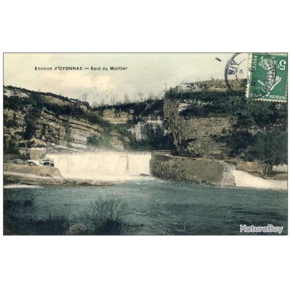 CPA 01 AIN Oyonnax environs Saut du Mortier Rivi�re