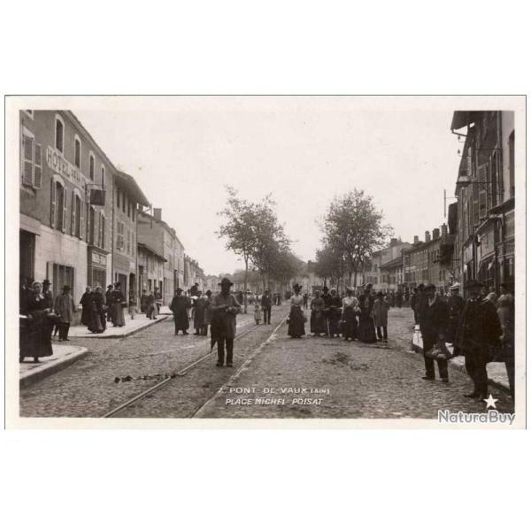 CPA 01 AIN PONT DE VAUX Place Michel Poisat