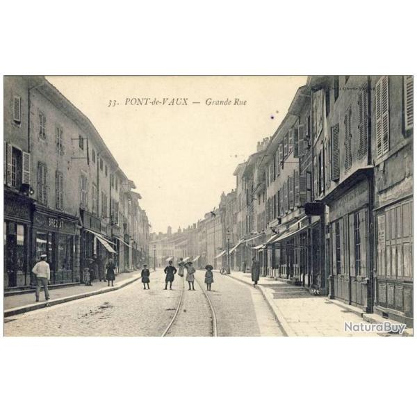 CPA 01 AIN PONT DE VAUX Grande Rue