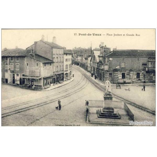 CPA 01 AIN PONT DE VAUX Place Joubert Grande Rue