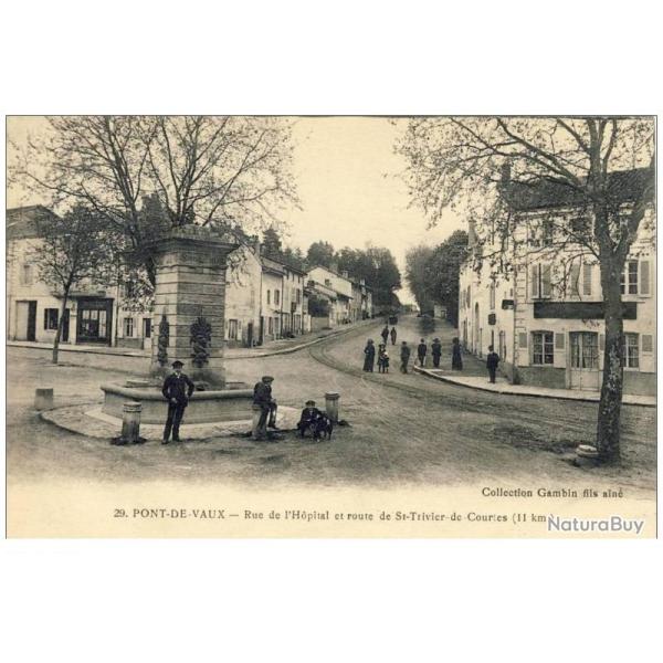 CPA 01 AIN PONT DE VAUX Rue de l'H�pital