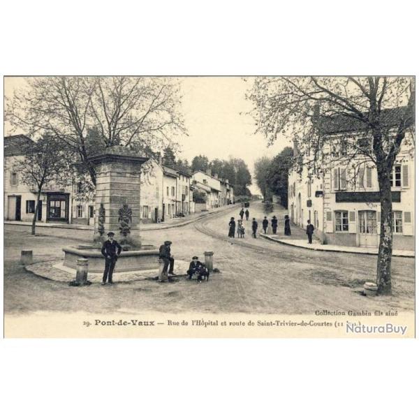 CPA 01 AIN PONT DE VAUX Rue de l'H�pital