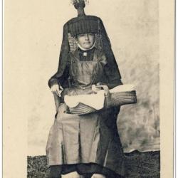 CPA 01 AIN Bressane ancien costume traditionnel