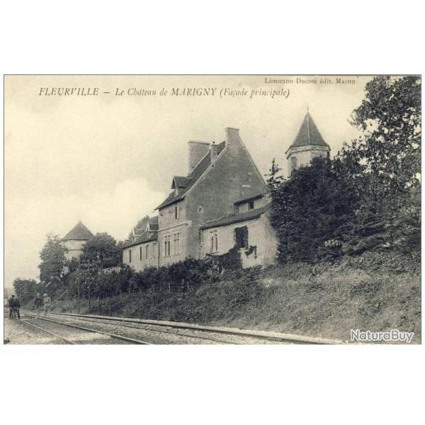 CPA 01 AIN Fleurville Le ch�teau de MARIGNY