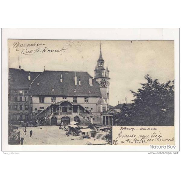 CPA Suisse Fribourg H�tel de ville March�