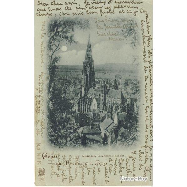 CPA Suisse Fribourg Gruss aus Freiburg M�nster