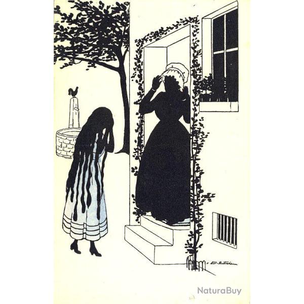 CPA illustr�e Frau Holle Dame Holle Conte fr�res Grimm