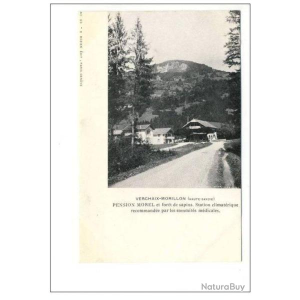 CPA 74 VERCHAIX-MORILLON Pension MOREL anim�